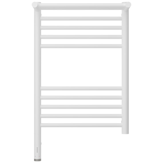 Полотенцесушитель электрический Сунержа Богема 3.1 с полкой П10 400x720 мм 30-6006-6040 L, белый матовый - фото 2