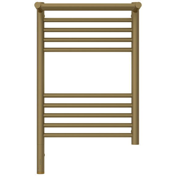 Полотенцесушитель электрический Сунержа Богема 3.1 с полкой П10 400x720 мм 032-6006-6040 L, золото матовое - фото 2