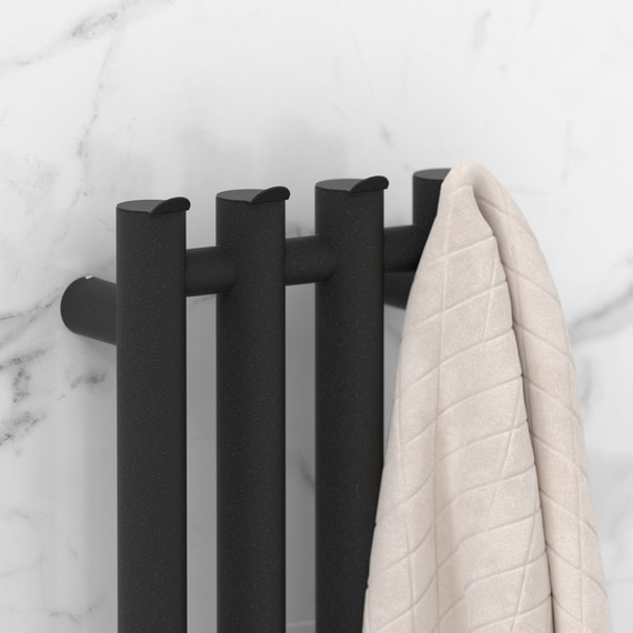 Полотенцесушитель электрический Сунержа Кантата 4.0 П4 150x1500 мм 15-0885-1559 R, тёмный титан муар - фото 3