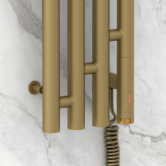 Полотенцесушитель электрический Сунержа Кантата 3.0 П4 150x1500 мм 032-5847-1516 R, золото матовое - фото 3