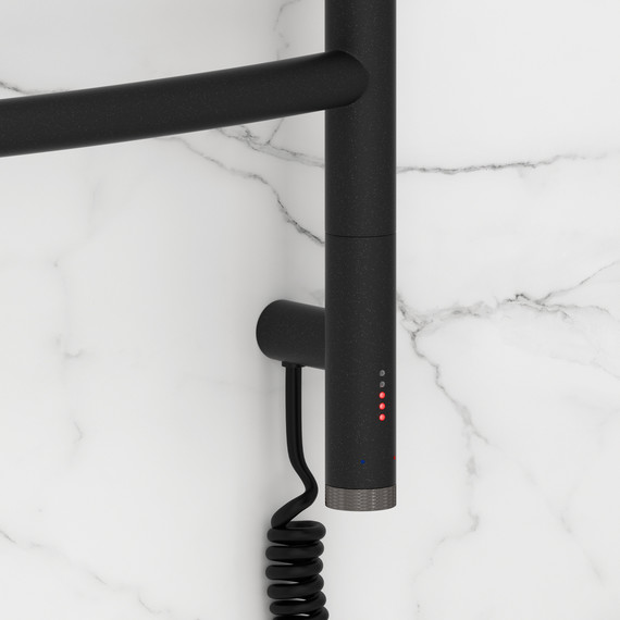 Полотенцесушитель электрический Сунержа Галант 3.1 П5 400x720 мм 15-6001-6040 R, тёмный титан муар - фото 3