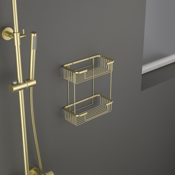 Полочка Timo Saona 13083/17, цвет золото матовое - фото 3