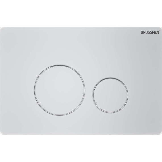 Кнопка смыва Grossman Style 700.K31.05.01M.01M, белый матовый - фото 