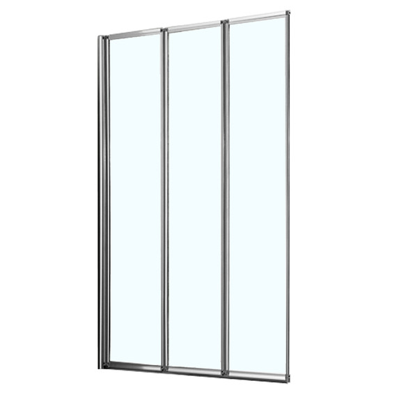 Шторка для ванны Azario Preston 80x150 см AZ-NFC6433 800, хром/прозрачное - фото 