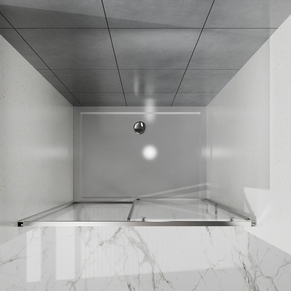 Душевая дверь Azario SHANGHAI 140 см AZ-Y43-140-MGR-CL, графит матовый/прозрачное - фото 3