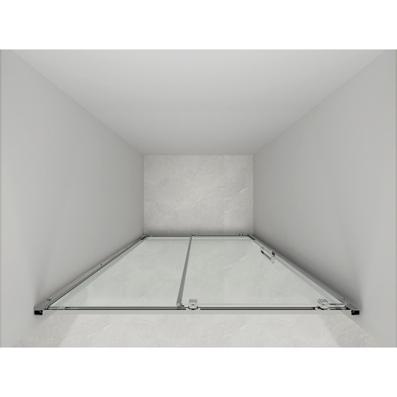 Душевая дверь Loranto 110 см CS-AB03C-110, хром/прозрачное - фото 3