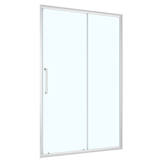 Душевая дверь Loranto 130 см CS-AB03C-130, хром/прозрачное - фото 