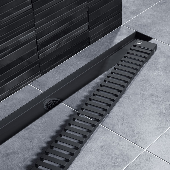 Трап Timo Drain System 60 см DS230106/03, чёрный матовый - фото 3