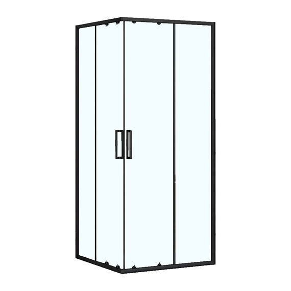 Душевое ограждение Loranto NEO 90x90 см CS-21809-90B, чёрный/прозрачное - фото 