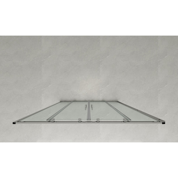 Душевая дверь Loranto 160 см CS-AB04C-160, хром/прозрачное - фото 2