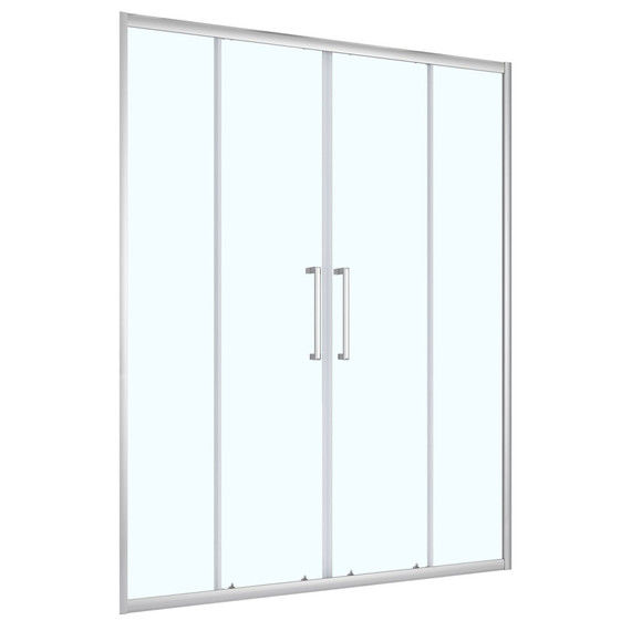 Душевая дверь Loranto 170 см CS-AB04C-170, хром/прозрачное - фото 