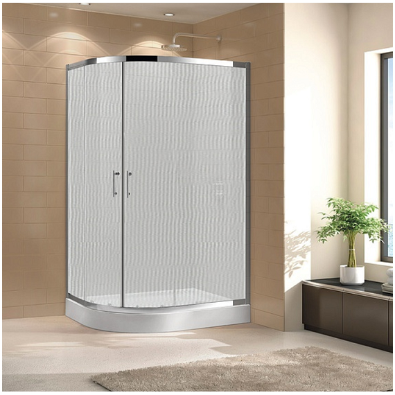 Душевое ограждение Cezares 120х90 см ECO-O-RH-2-120/90-P-Cr, хром/матовое - фото 2