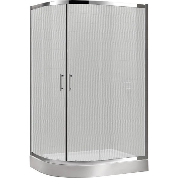 Душевое ограждение Cezares 120х90 см ECO-O-RH-2-120/90-P-Cr, хром/матовое - фото 