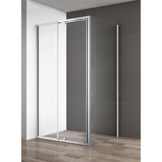 Душевое ограждение Cezares 120-130х90 см VARIANTE-AH-1-120/130-90-C-Cr, хром/прозрачное - фото 