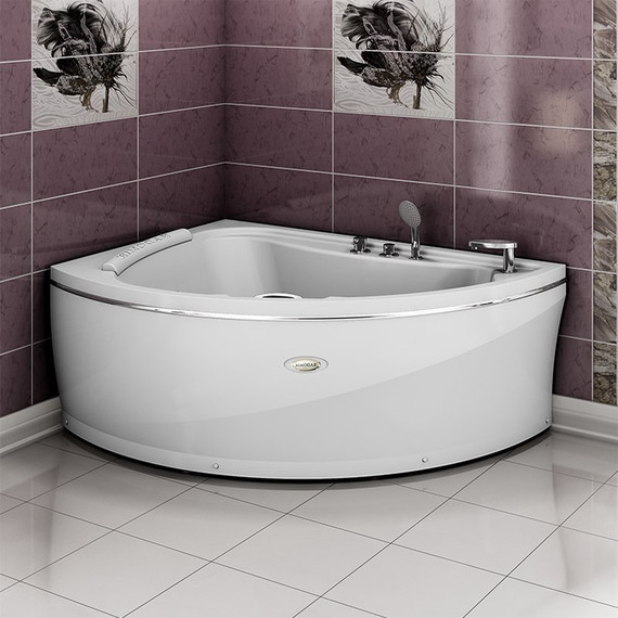 Ванна акриловая Радомир Альбена 168x120 см L (в комплекте каркас и сифон) - фото 4