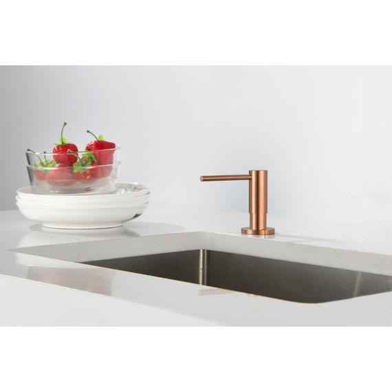 Дозатор для жидкого мыла Timo Saona 13139/19, цвет розовое золото - фото 2