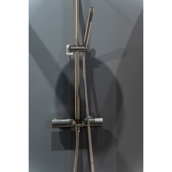 Душевая стойка с термостатом Abber Thermostat AF8516SPL, сатин - фото 3