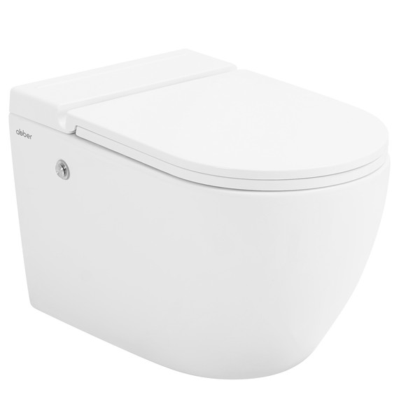 Инсталляция с подвесным унитазом комплект: Abber AC0101P с подвесным импульсным унитазом Bequem AC1108P с крышкой микролифт - фото 2