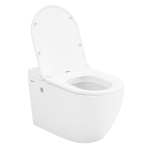 Инсталляция с подвесным унитазом комплект: Abber AC0101P с подвесным импульсным унитазом Bequem AC1108P с крышкой микролифт - фото 3