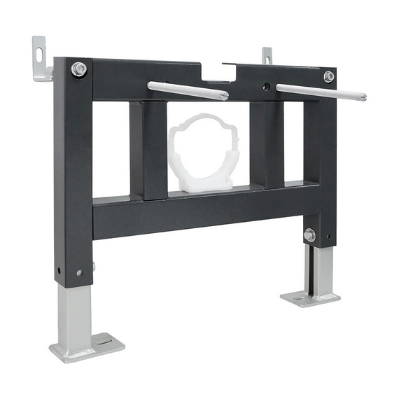 Инсталляция с подвесным унитазом комплект: Abber AC0101P с подвесным импульсным унитазом Bequem AC1108PMB с крышкой микролифт, чёрный матовый - фото 4