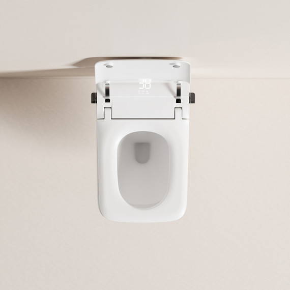 Инсталляция с подвесным унитазом комплект: Abber AC0101P2 с подвесным импульсным унитазом-биде Rechteck AC1215S с крышкой микролифт - фото 23