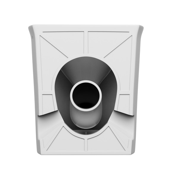 Унитаз приставной импульсный Abber Bequem AC1125P с тонкой крышкой микролифт (выпуск горизонтальный) - фото 10