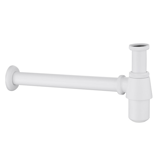 Сифон для умывальника Abber AF0032W, белый матовый - фото 