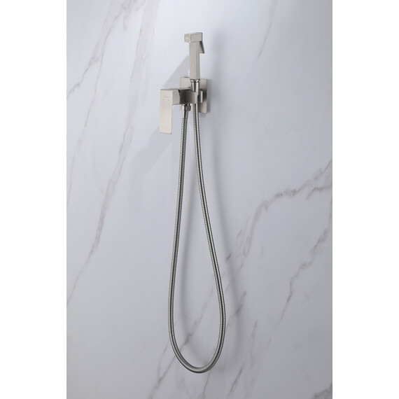 Набор для гигиенического душа Abber Daheim AF8226SP (со скрытой частью) сатин - фото 3