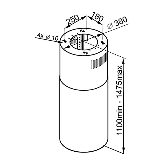 Вытяжка Maunfeld LEE PUSH 39 INOX - фото 22