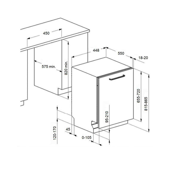 Встраиваемая посудомоечная машина Maunfeld MLP-082D Light Beam - фото 14