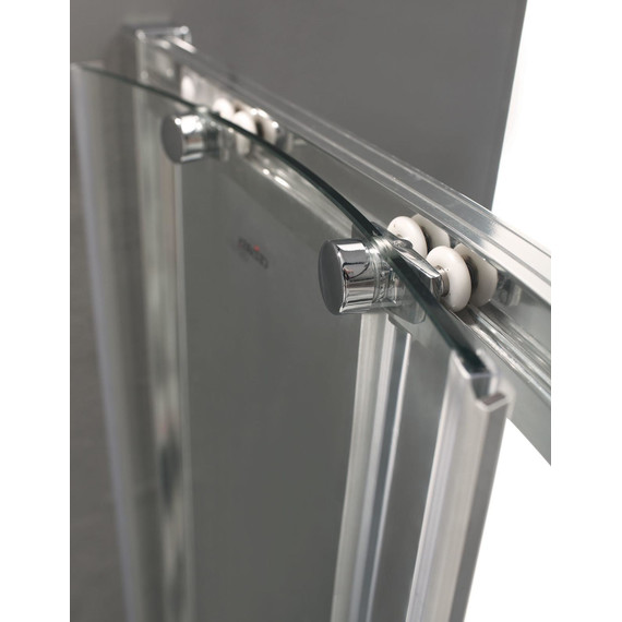 Душевое ограждение Cezares 120х100 см ANIMA-W-RH-2-120/100-P-Cr-L, хром/матовое - фото 5