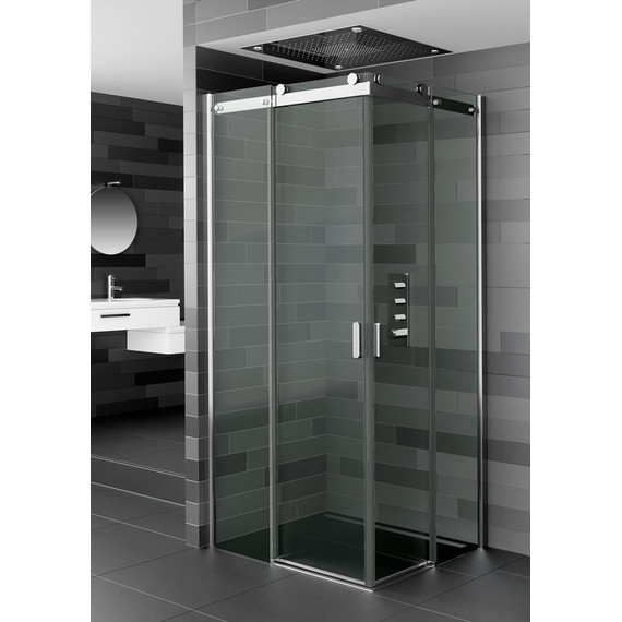 Душевое ограждение Riho Baltic B 207 90х80 см L/R, хром/прозрачное - фото 