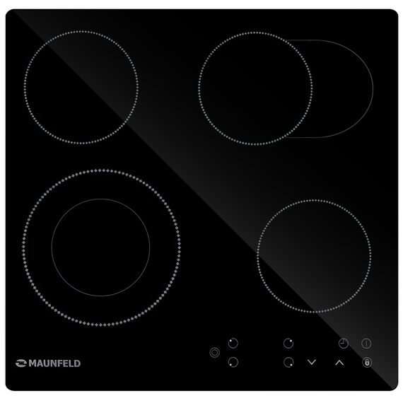 Электрическая варочная поверхность Maunfeld EVCE594SMDPBK - фото 2