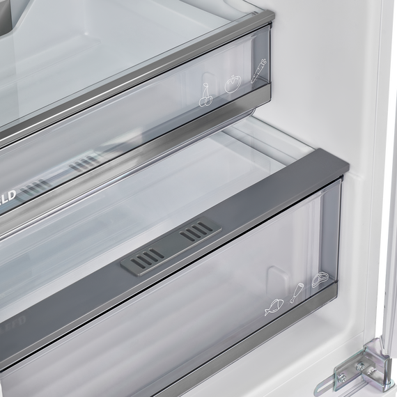 Встраиваемый двухкамерный холодильник Maunfeld MBF177NFFWGR Inverter - фото 5