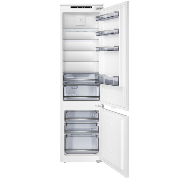 Встраиваемый двухкамерный холодильник Maunfeld MBF193SLFWGR Inverter - фото 5