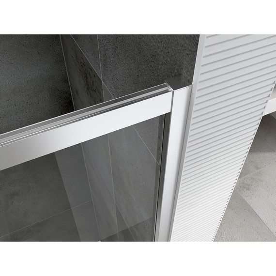 Душевое ограждение Abber Schwarzer Diamant 100х100 см AG301005-S1005, хром/прозрачное - фото 3