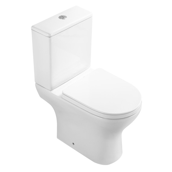 Унитаз-компакт безободковый Azario Mist AZ-45T с быстросъемным сиденьем микролифт (система смыва Торнадо) - фото 4