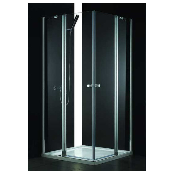 Душевое ограждение Cezares 120х120 см ELENA-W-A-22-120-C-Cr, хром/прозрачное - фото 