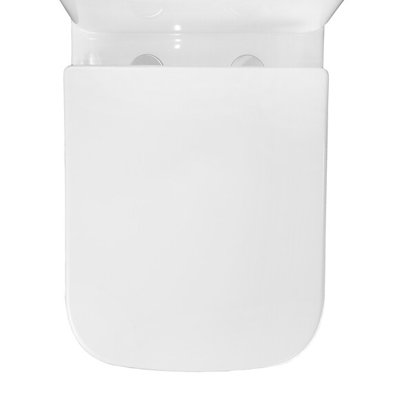 Унитаз-компакт безободковый Azario Alba AZ-8323 с крышкой дюропласт - фото 9