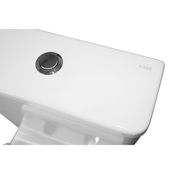 Унитаз-компакт безободковый Azario Alba AZ-8323 с крышкой дюропласт - фото 11