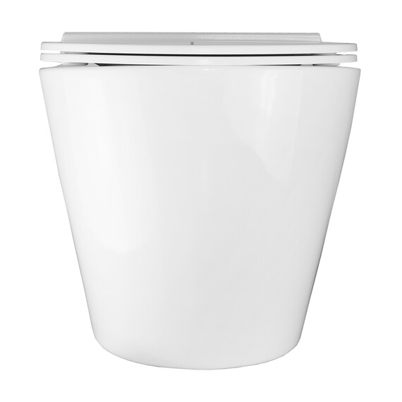 Унитаз подвесной безободковый Azario Nova AZ-2217 с крышкой микролифт - фото 12