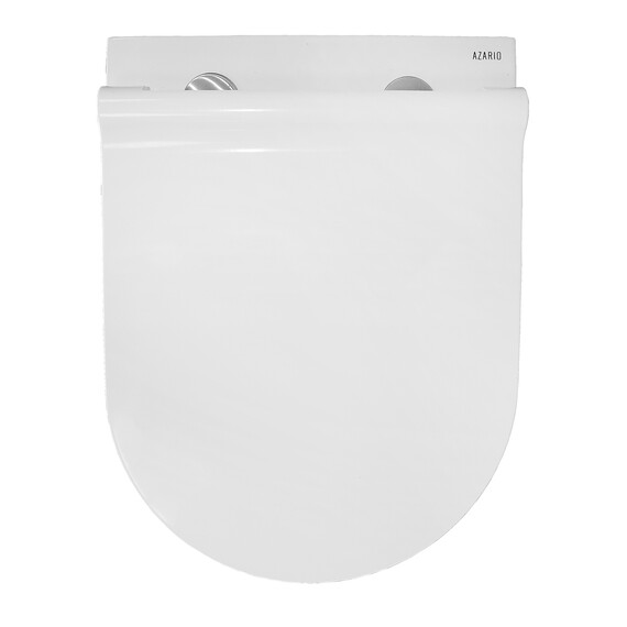 Унитаз подвесной безободковый Azario Nova AZ-2217 с крышкой микролифт - фото 10