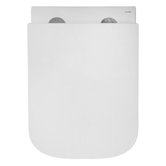 Унитаз подвесной безободковый Azario Teramo 0052 с крышкой микролифт, Цвет производителя: белый - фото 10