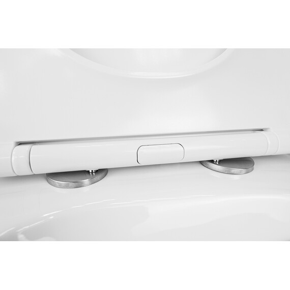 Унитаз подвесной безободковый Azario Boca AZ-2002 с крышкой микролифт, Цвет производителя: белый - фото 10