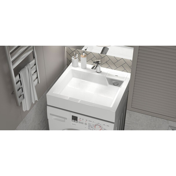 Раковина над стиральной машиной Azario Slim 60 см CS00078302 - фото 3