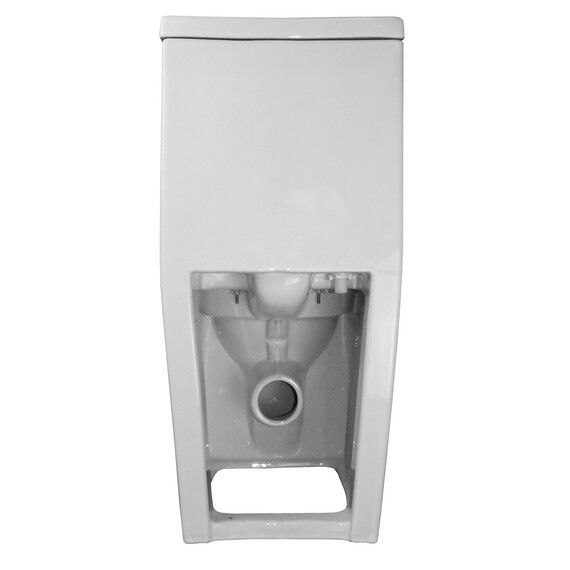 Унитаз-моноблок безободковый Azario Morano AZ-1001 с крышкой микролифт, Цвет производителя: белый - фото 12