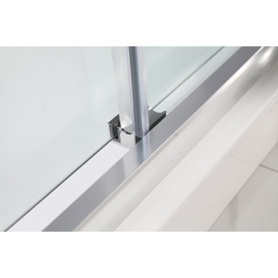 Душевое ограждение Cezares 150х100 см LUX-SOFT-W-AH-1-150/100-C-Cr-IV, хром/прозрачное - фото 4