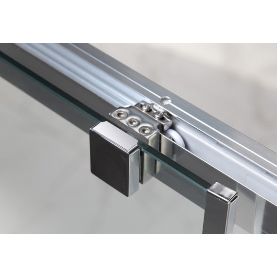 Душевое ограждение Cezares 150х90 см LUX-SOFT-W-AH-1-150/90-C-Cr-IV, хром/прозрачное - фото 3