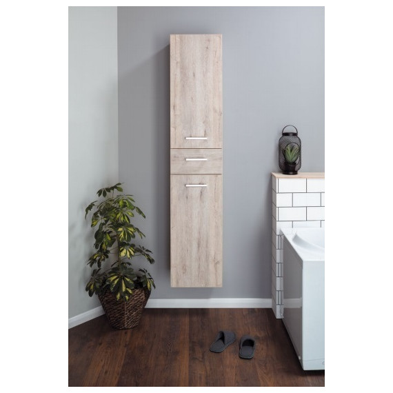 Пенал подвесной Dreja 35 см 77.0304D, дуб кантри - фото 5