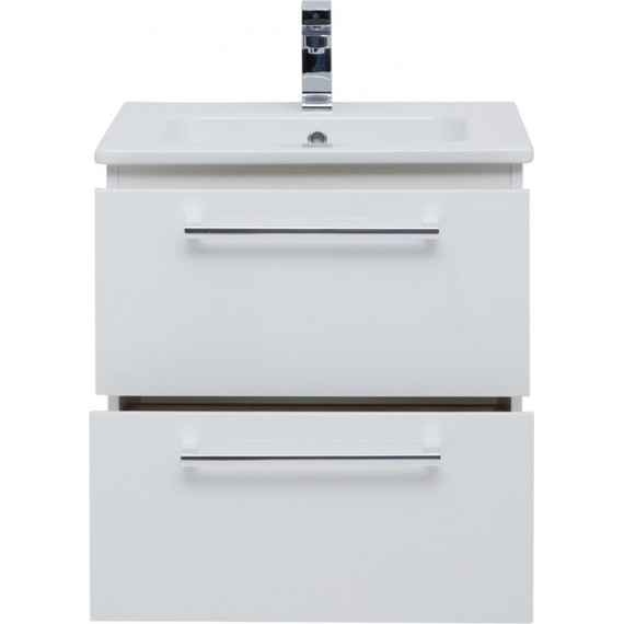 Тумба подвесная с раковиной Dreja Gio 60 см 77.0101W, белый - фото 4